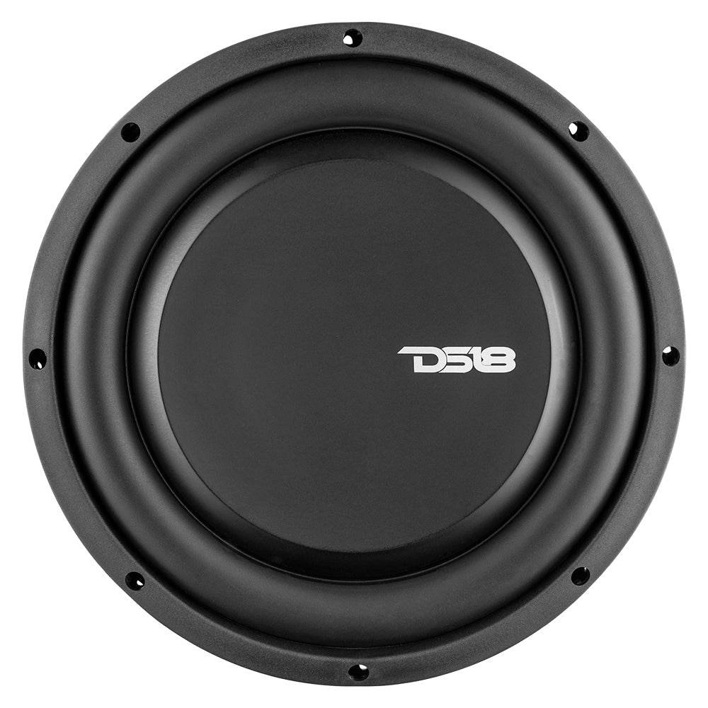 PS Shallow Mount Water Resistant 10-Inch Car Subwoofer - 500 Watts RMS, DVC 4 Ohm - Perfect for Marine & Off-Road Vehicle Audio Systems