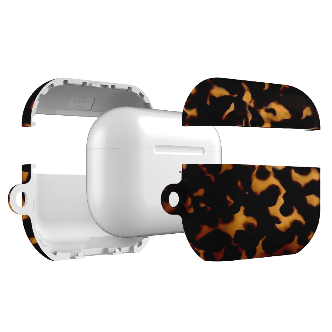 Premium Classic Tortoise Shell AirPods Pro Case - Durable Protective Cover with Snug Fit for Apple AirPods Pro (1st & 2nd Gen) - Stylish Accessory for Work, Travel & Everyday Use