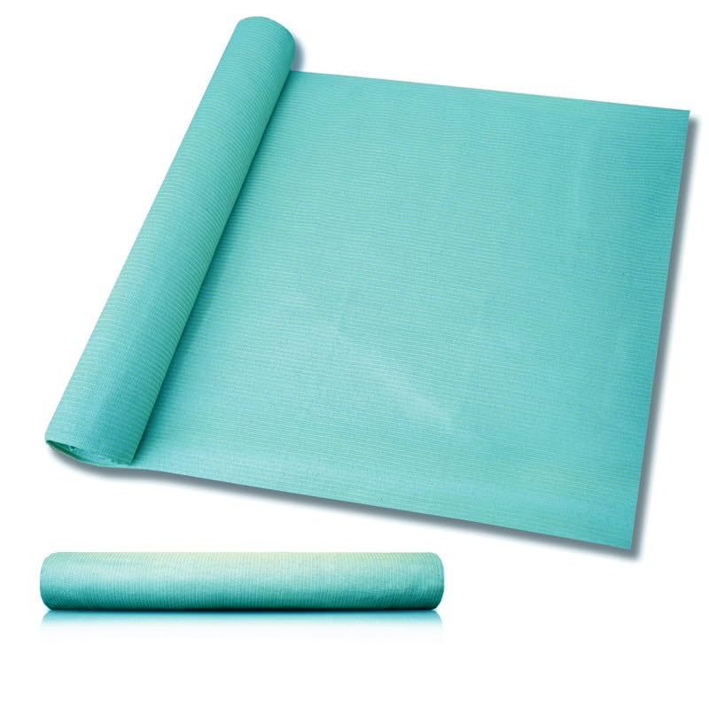 8'x65' Sun Shade Fabric Roll - UV Blocking Outdoor Shade Cloth for Pergola, Patio, Backyard & Greenhouse - Wind Resistant Screen Cover in Turquoise - Perfect for Sun Protection, Privacy & Plant Shading