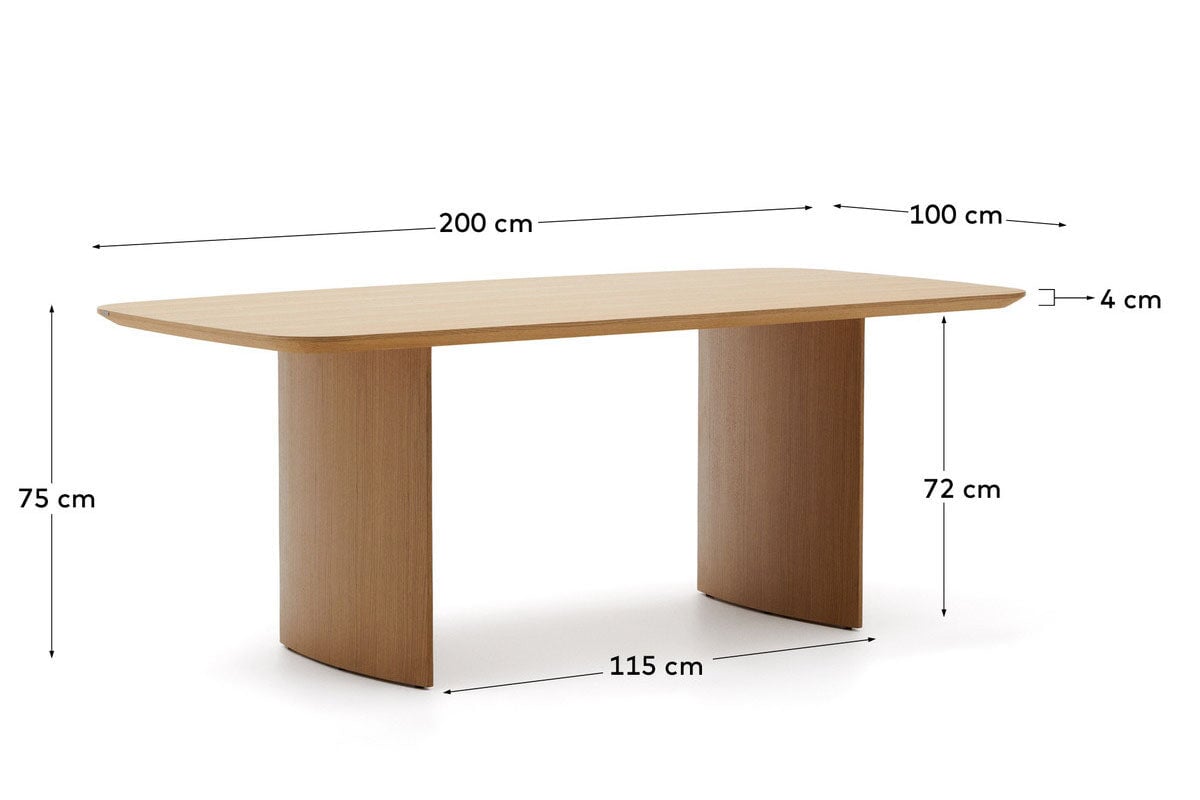 Como Lytton Cafe Table - Modern Round Dining Table for Kitchen, Restaurant & Meeting Room - Perfect for Small Spaces, Breakfast Nook or Office Conference Area
