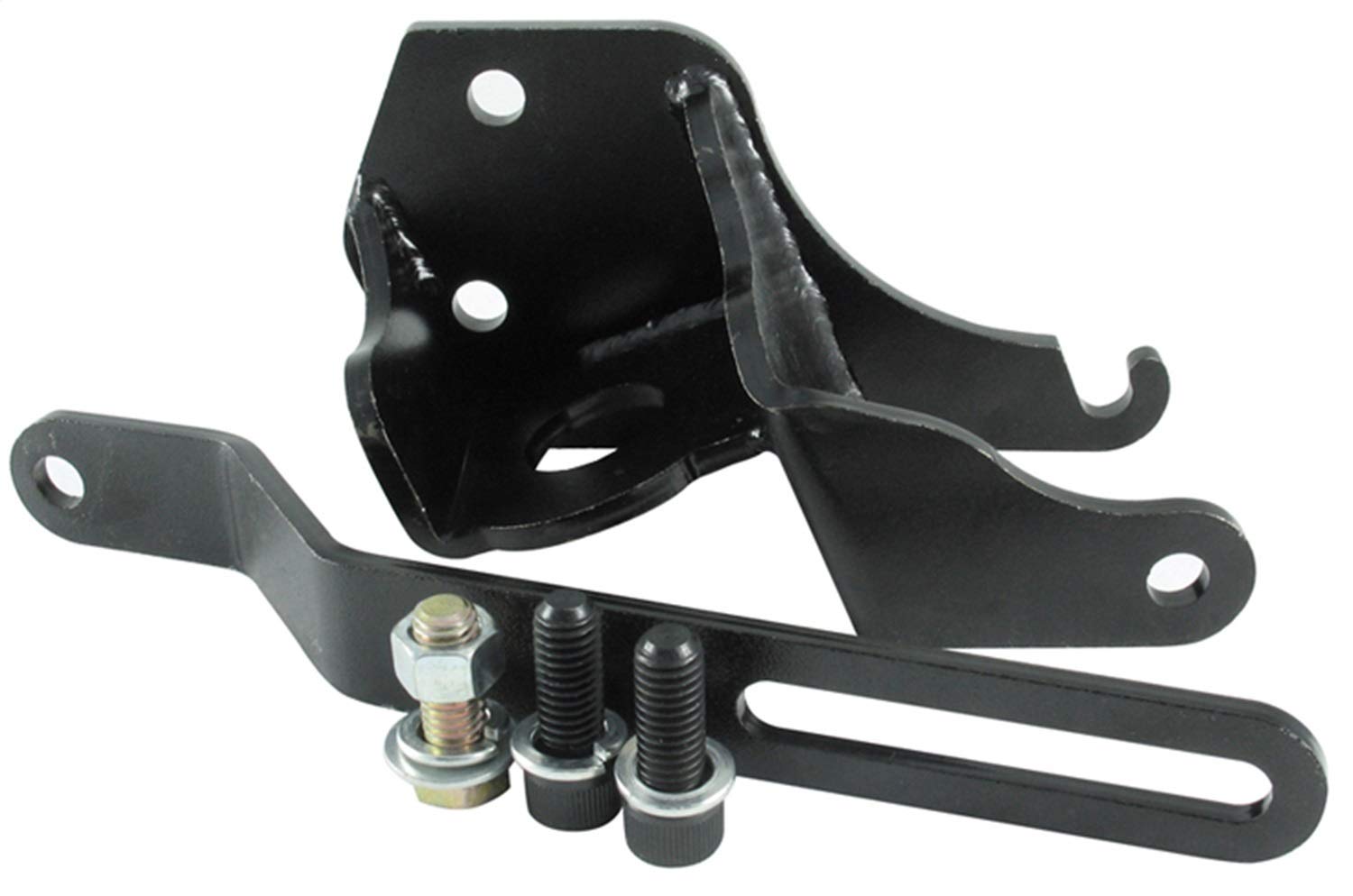 Borgeson 802404 Power Steering Pump Bracket - Heavy Duty Steel Bracket for Chevy, Ford, Dodge Vehicles - Perfect for Engine Upgrades & Performance Modifications