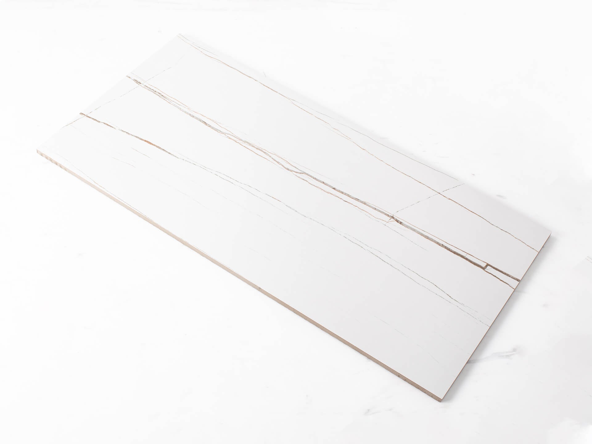 Premium Honed White Marble Tile 800x400mm - Elegant Flooring & Wall Covering for Bathroom, Kitchen, and Living Room Decor