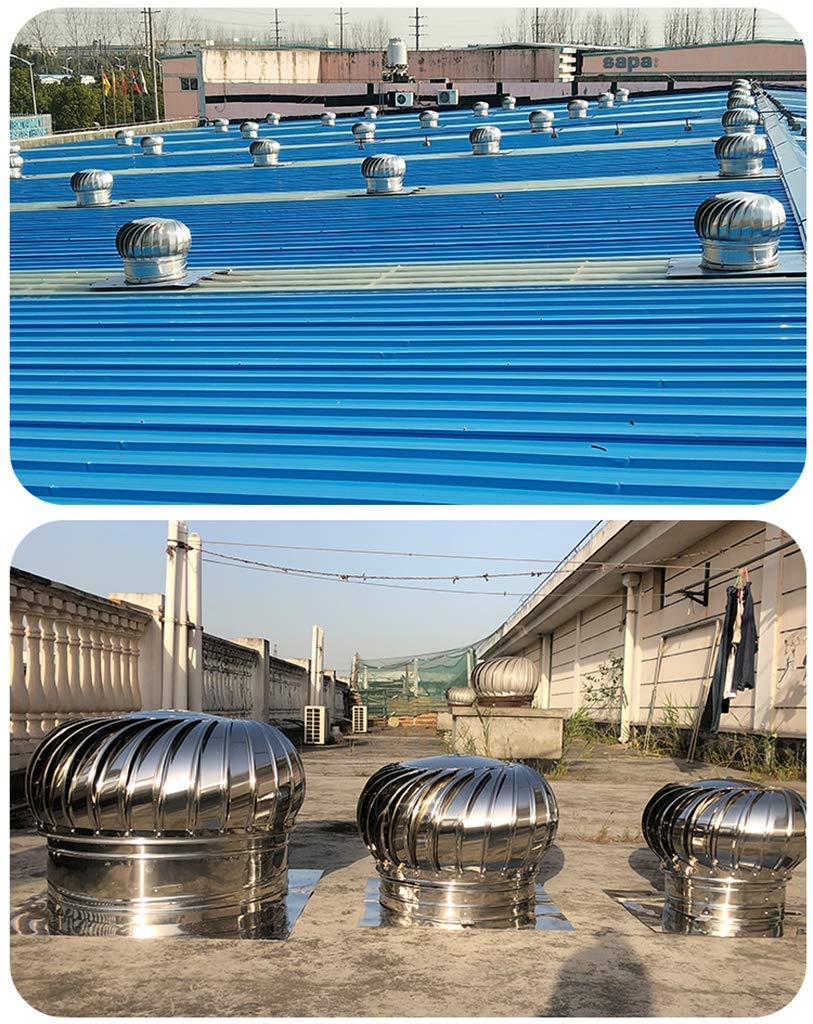 Stainless Steel Rotating Chimney Cowl Cap - 150mm Anti-Downdraught Vent Spinner for Chimneys & Exhaust Vents | Weatherproof & Durable for Home Roof, Fireplace & Outdoor Use