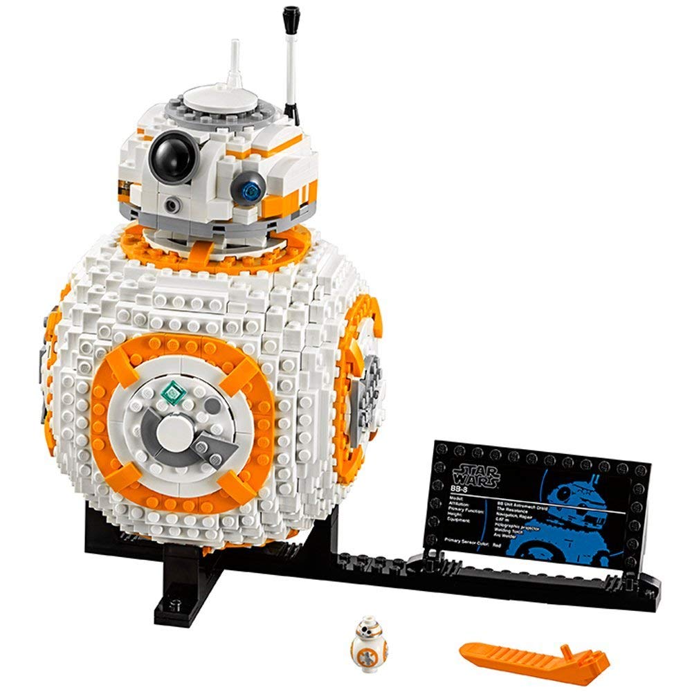 LEGO Star Wars BB-8 Droid Building Kit 75187 - 1106 Pieces Collectible Model for Kids & Adults - Perfect for Display, Gifts & Star Wars Fans Collection