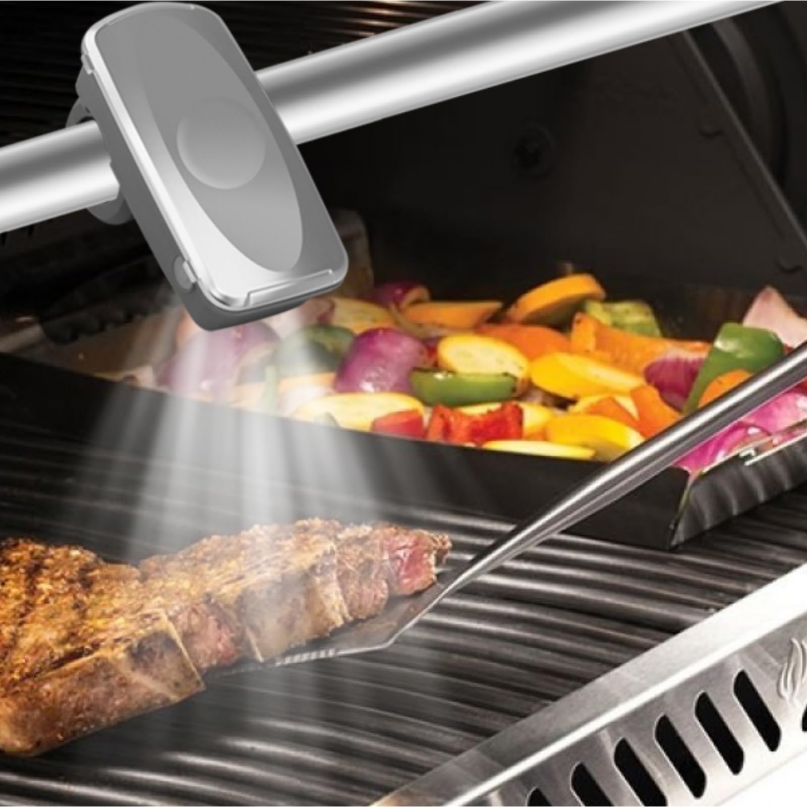 Rechargeable BBQ Grill Light with Auto On/Off - Perfect for Blackstone Griddle & Weber Grill Accessories | Ideal for Nighttime Grilling, Camping & Outdoor Cooking