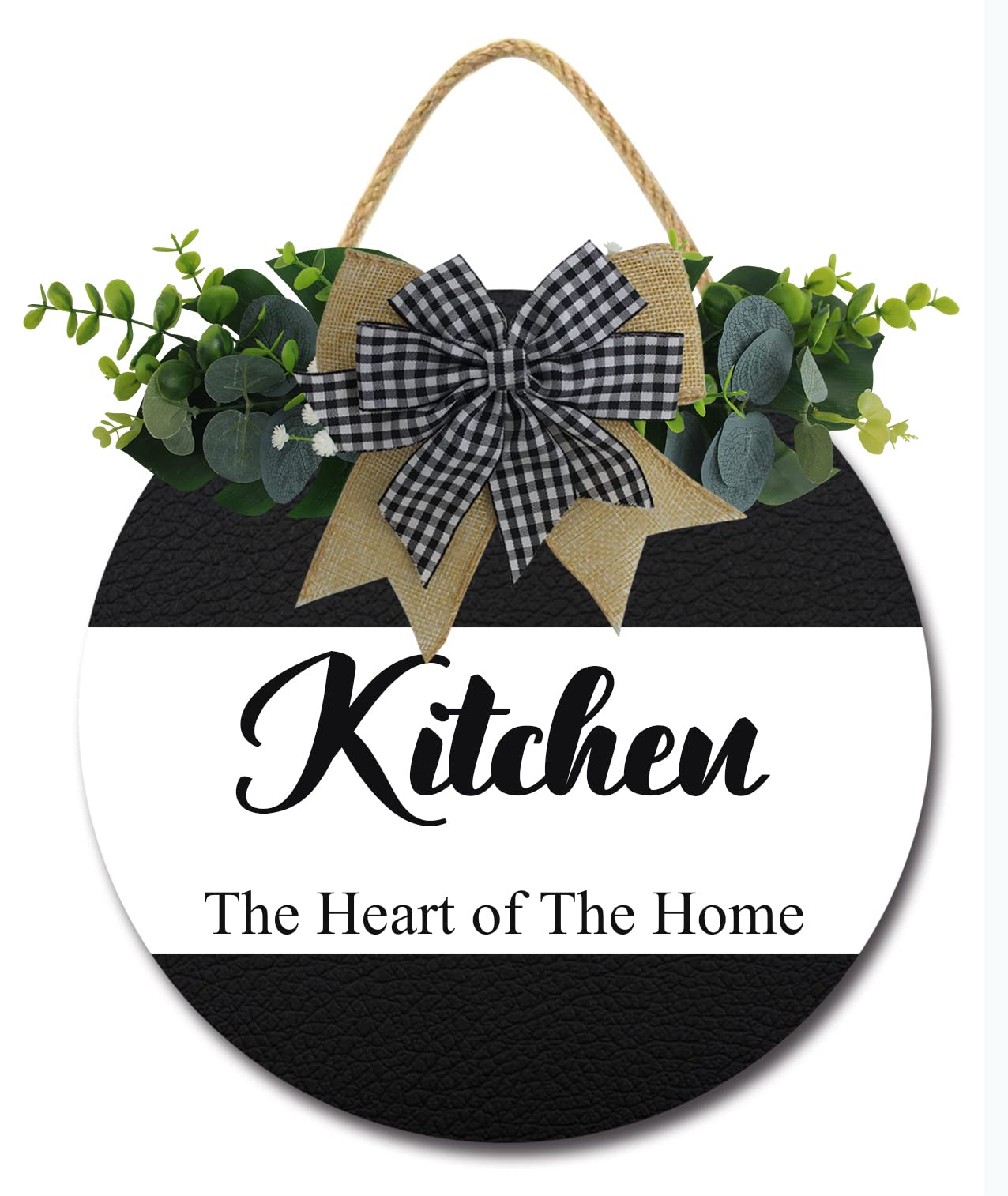 Farmhouse Kitchen Decor Signs - Rustic Wooden Wall Art with Funny Sayings | Heartwarming Home & Kitchen Hanging Decor | Perfect for Farmhouse, Country, or Vintage Style Kitchens