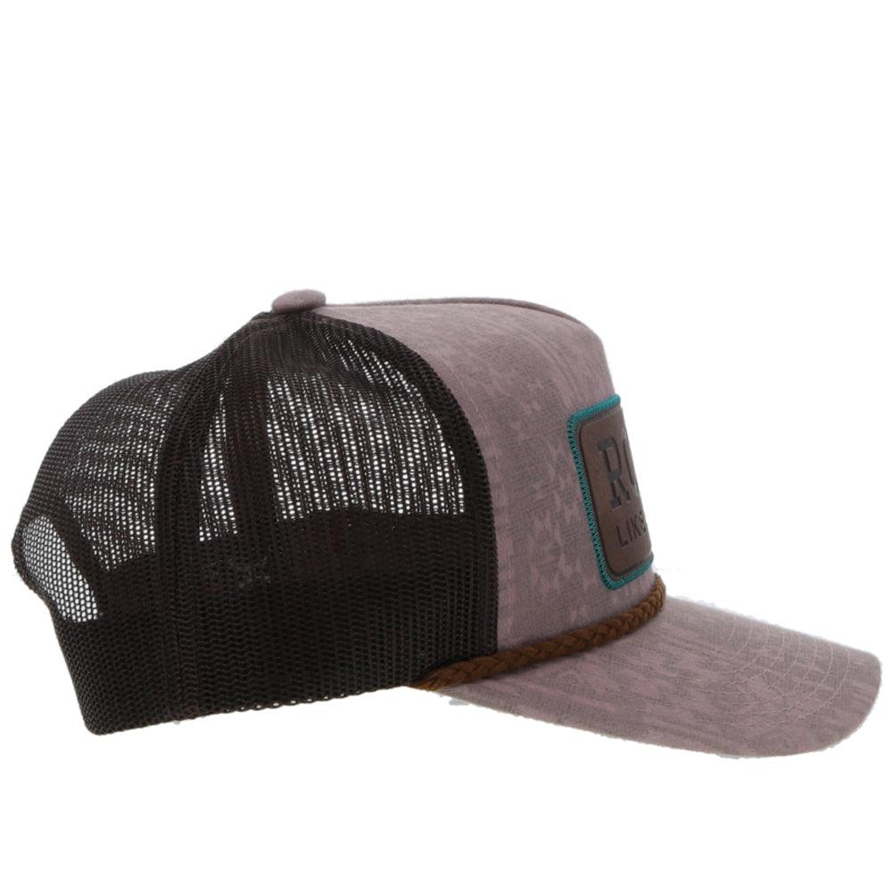 RLAG Aztec Hat for Women - Stylish Brown & Pink Tribal Print Sun Hat - Perfect for Beach, Festival, and Outdoor Adventures