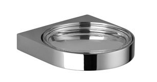 Dornbracht 83410970-00 Chrome Wall-Mounted Soap Dish - Modern Bathroom Accessory for Sinks, Showers & Vanities