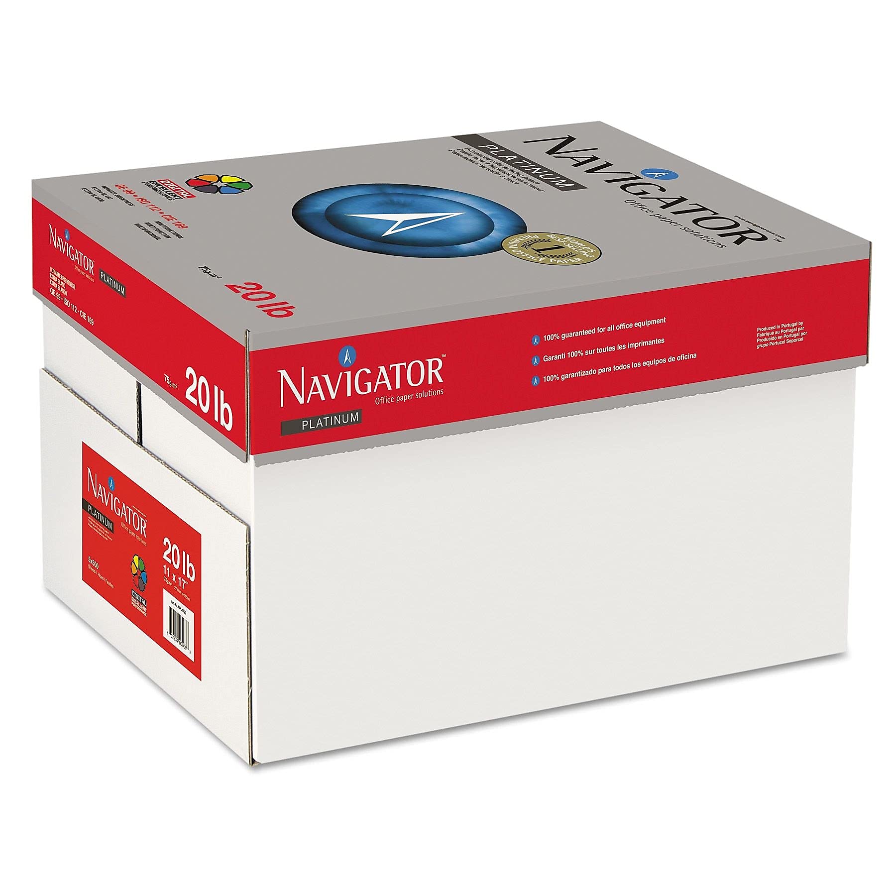 Navigator NPL1720 Premium Platinum Copy Paper - 20lb, 11