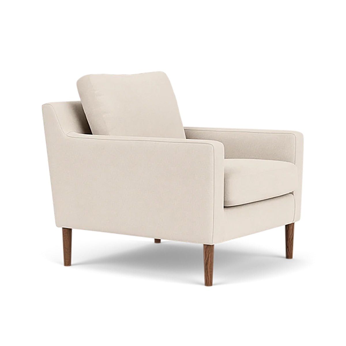 Astha Fabric Armchair - Modern Upholstered Accent Chair for Living Room, Bedroom & Office - Comfortable Lounge Chair with Soft Fabric & Sturdy Frame