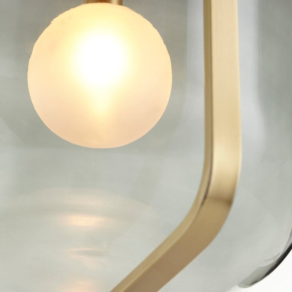 Cyan Design 10552 Isotope Pendant Light Fixture in Aged Brass Finish - Perfect for Dining Room, Kitchen Island, or Entryway Lighting