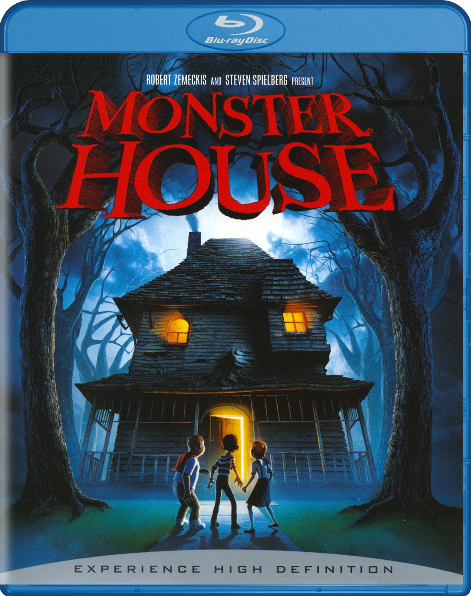 Monster House Blu-ray Movie - Family-Friendly Halloween Horror Film for Kids & Teens - Perfect for Movie Nights & Halloween Parties
