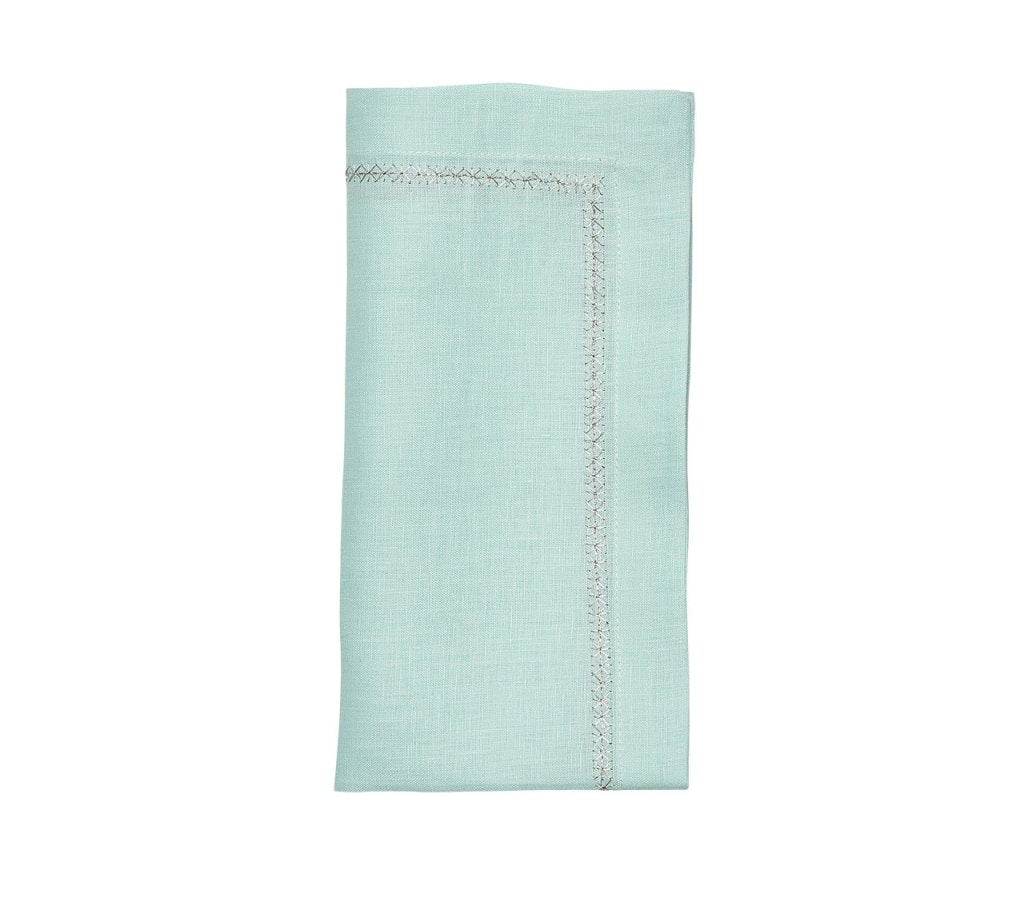Eco-Friendly Classic Green Napkins Set of 4 - Premium Cotton Table Linens for Dinner Parties, Picnics & Home Decor