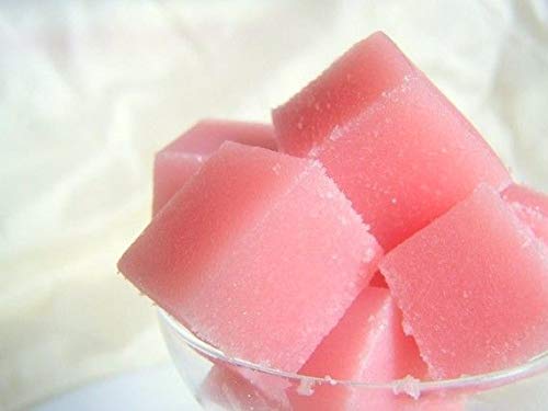 Metherb Strawberry Body Sugar Scrub Cubes - Exfoliating & Moisturizing for Soft Skin - Pack of 3 - Perfect for Spa Day & Self Care Routine