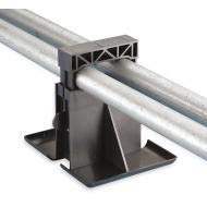 PPRPS25H4 Plastic Caddy Pyramid 25 Pipe Support Block - Pack of 2 for Plumbing, HVAC, and Electrical Pipe Installation