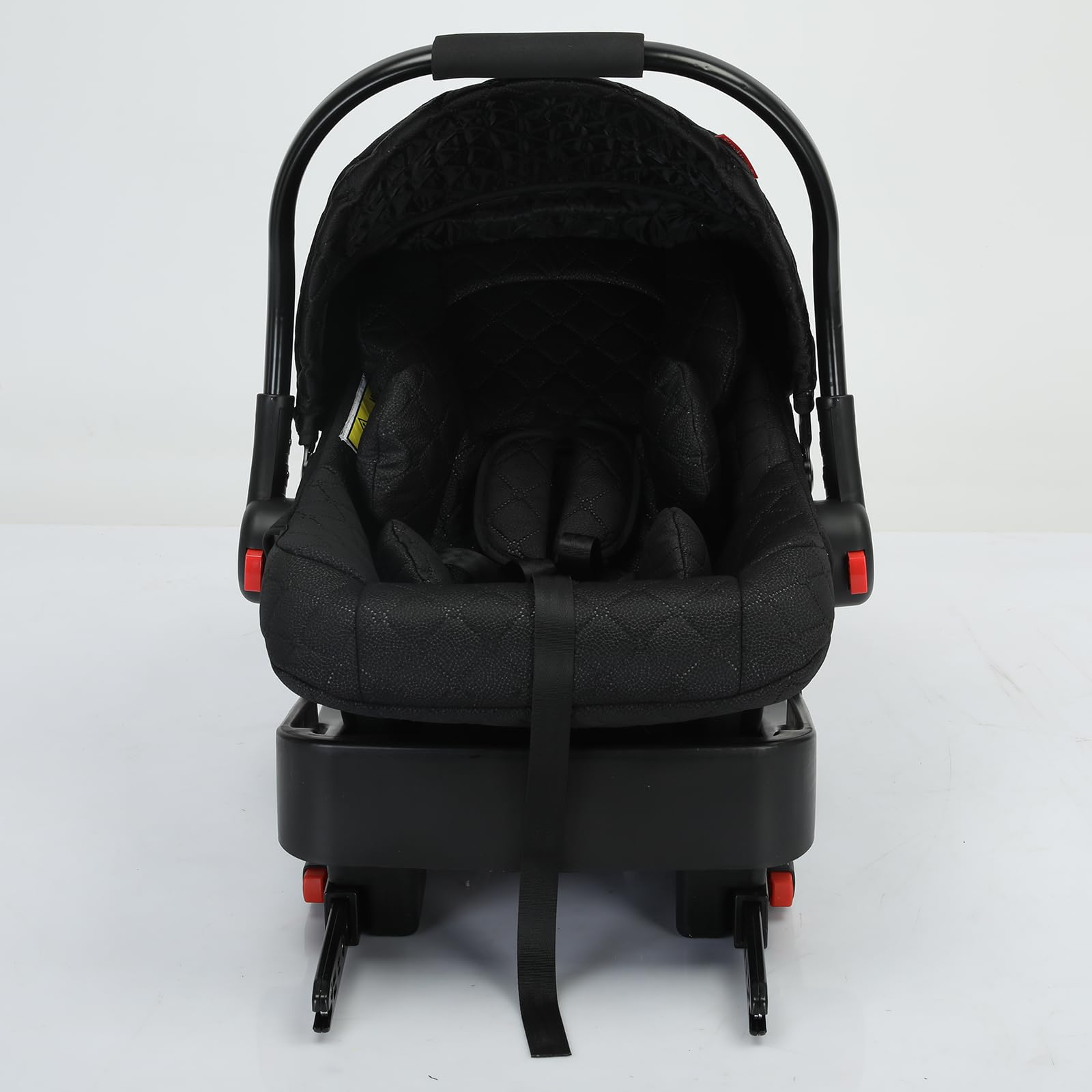3 in 1 Baby Travel System - Reversible Stroller with Foldable Design & Luxury Pram for Newborn to Toddler | Portable Pushchair with Base | Perfect for Shopping, Travel & Outdoor Walks (UDV9-BLACKGOLD)