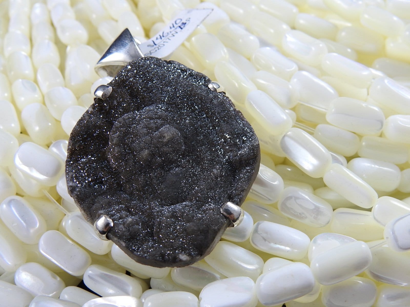 Natural Chalcedony Conch Shell Sterling Silver Pendant Necklace - Elegant Beach Jewelry for Women, Perfect for Summer Outfits & Boho Style