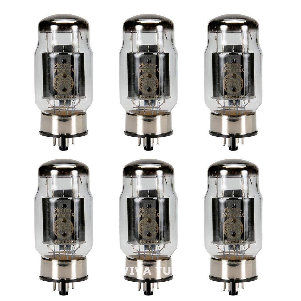 Electro-Harmonix 6550 Vacuum Tube Matched Sextet for Guitar Amps