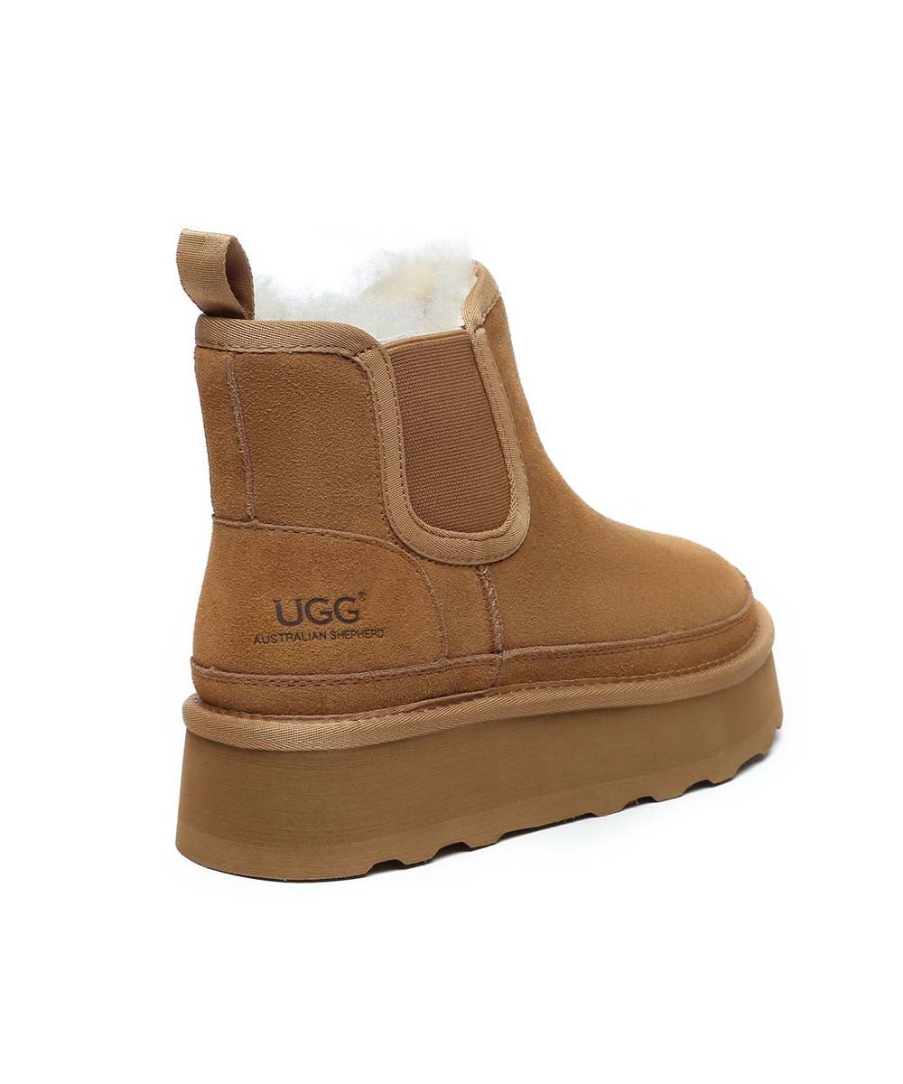 Women's UGG Mel Platform Boots - Waterproof Winter Boots with Shearling Lining for Women | Cozy & Stylish for Snow, Cold Weather & Outdoor Activities