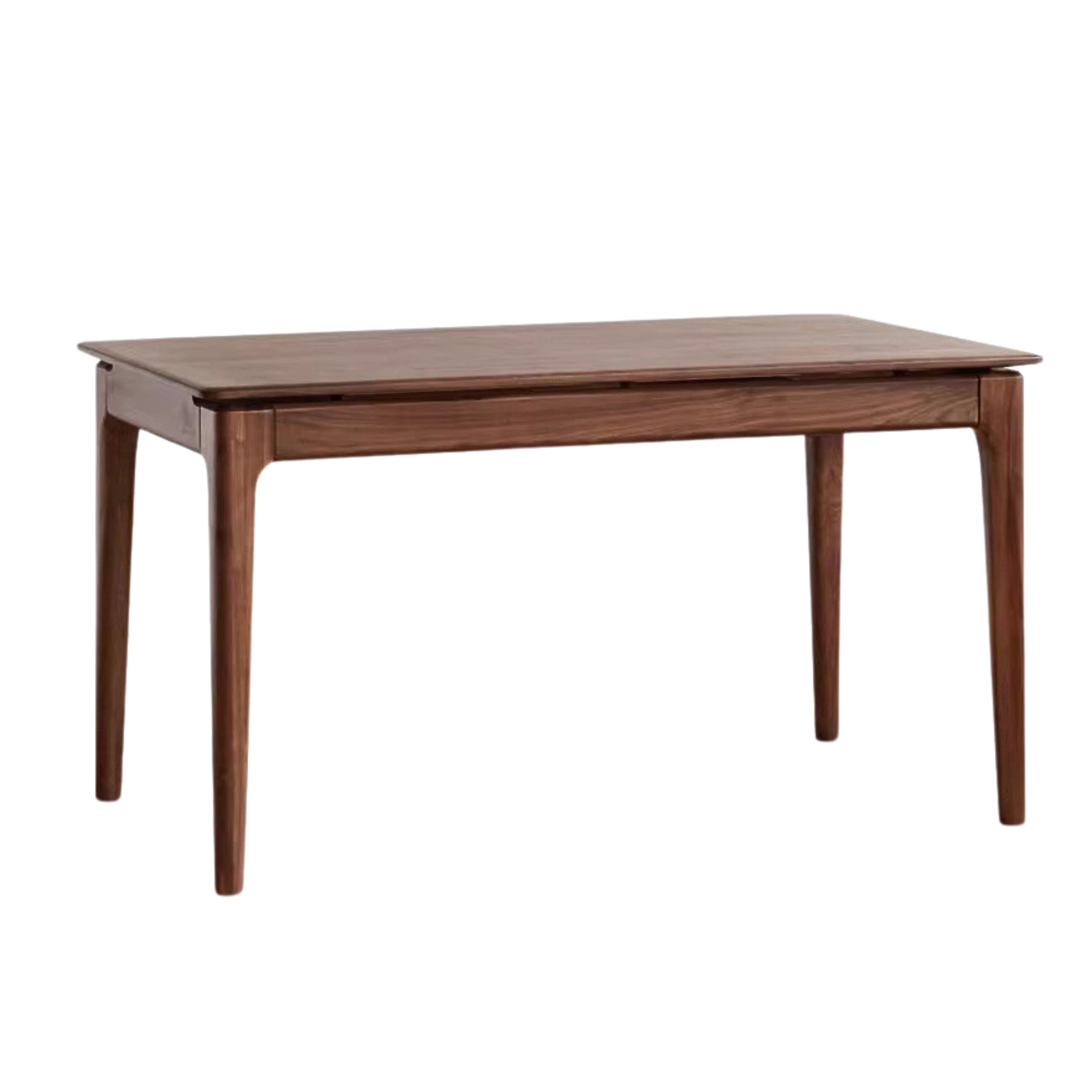 55.1x27.5x29.7 inch / 140x70x75.5 сm / Rich Dark Walnut color / Black walnut desk