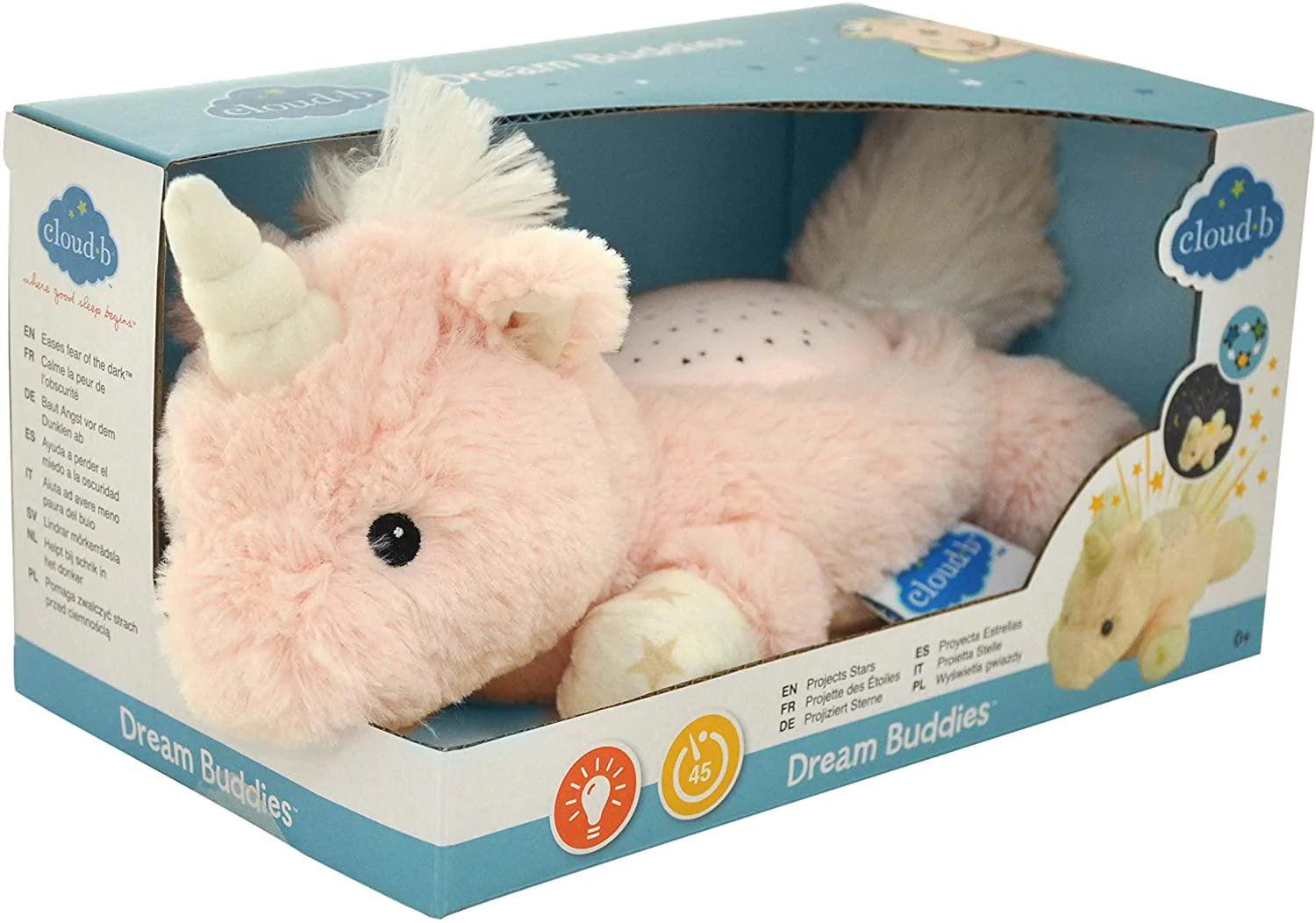 Cloud B Dream Buddies™ Ella the Unicorn - Soothing Night Light & Sleep Aid for Kids | Perfect for Bedtime, Nursery Decor & Baby Shower Gifts