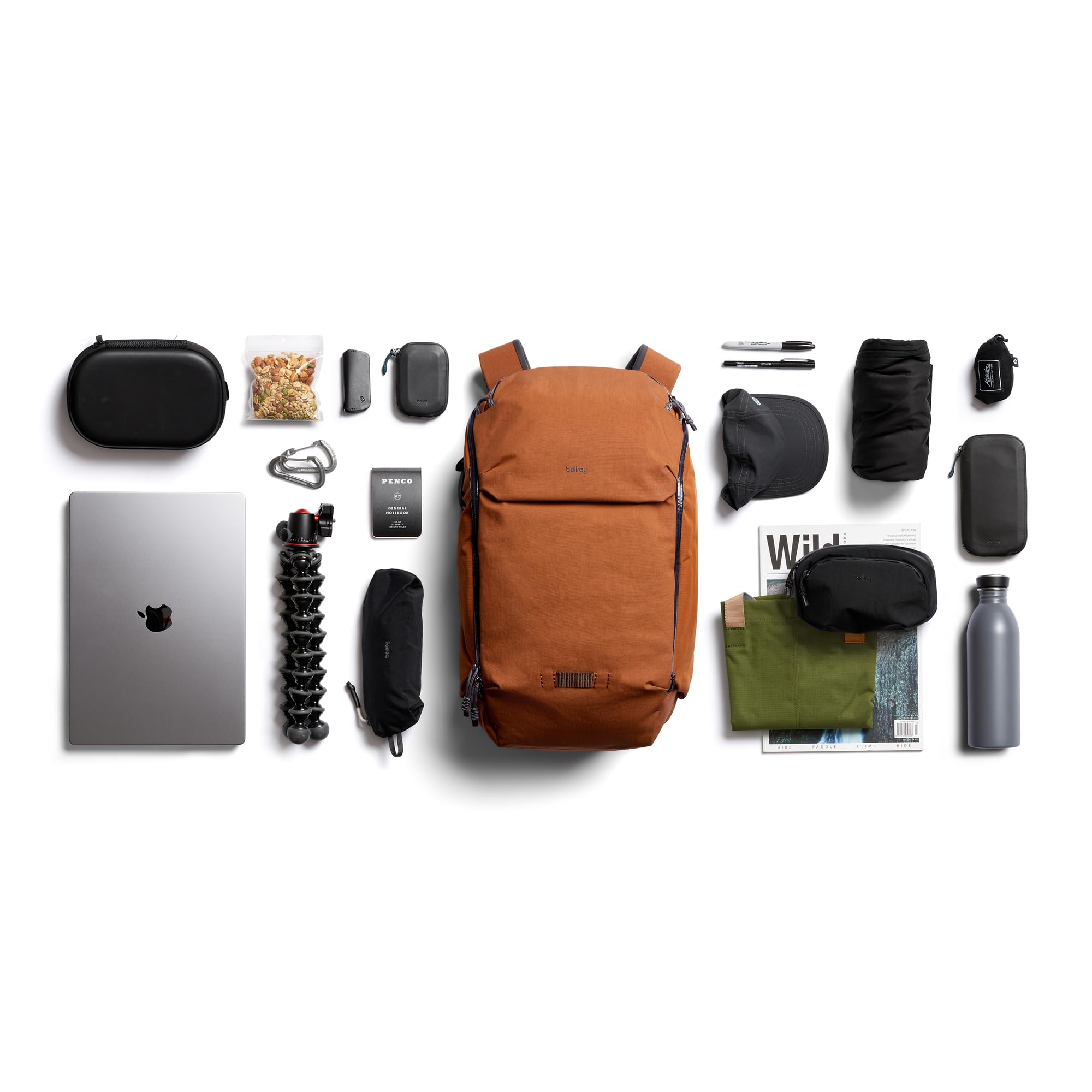 Bellroy Venture Ready Pack - 20L Everyday Backpack with Laptop Sleeve for Travel, Commuting & Urban Adventures | Durable Water-Resistant Daypack for Work, School & Outdoor Activities