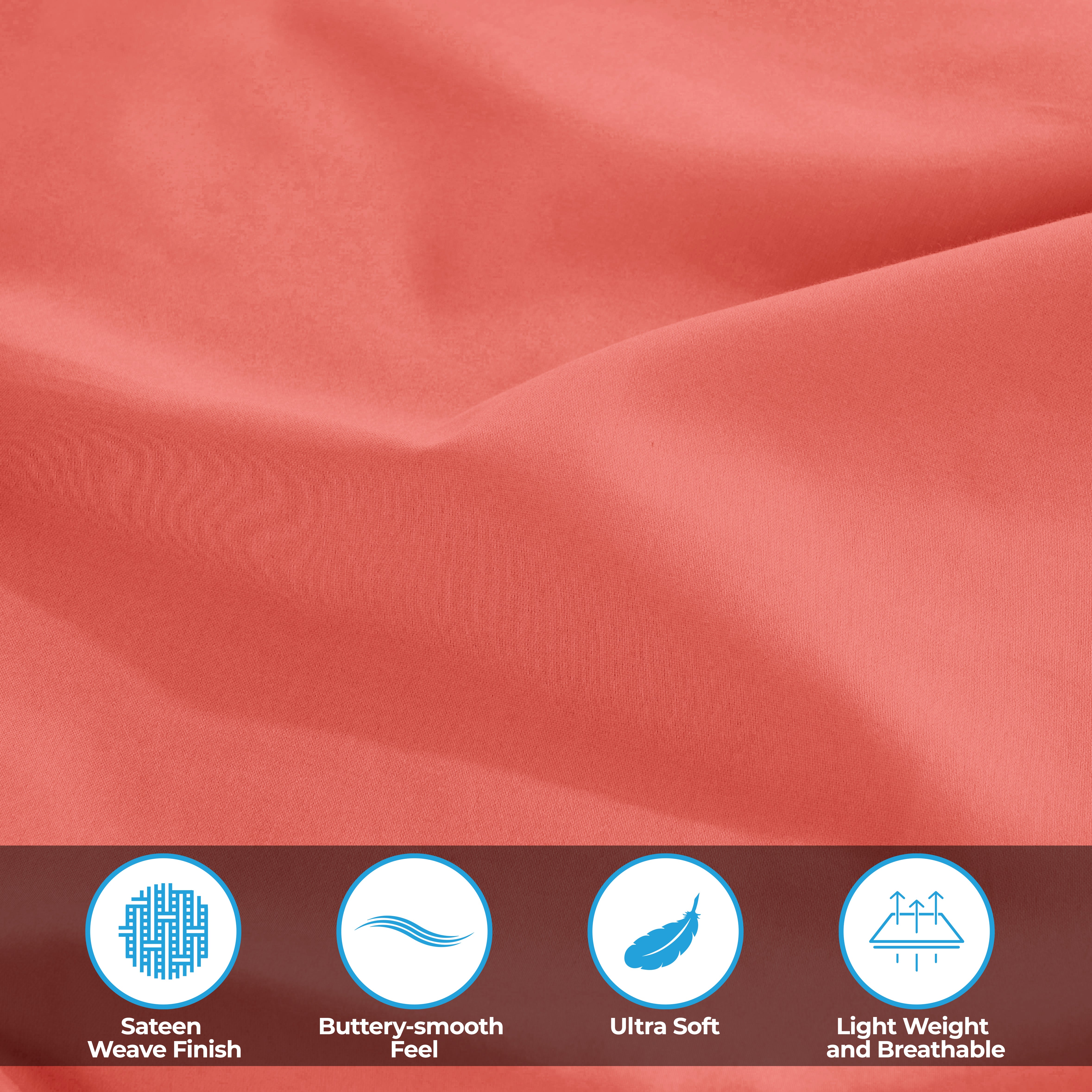 Premium 300 Thread Count Egyptian Cotton Bed Sheet Set - Soft, Breathable & Durable for Ultimate Comfort - Perfect for Luxury Bedrooms & Hotels