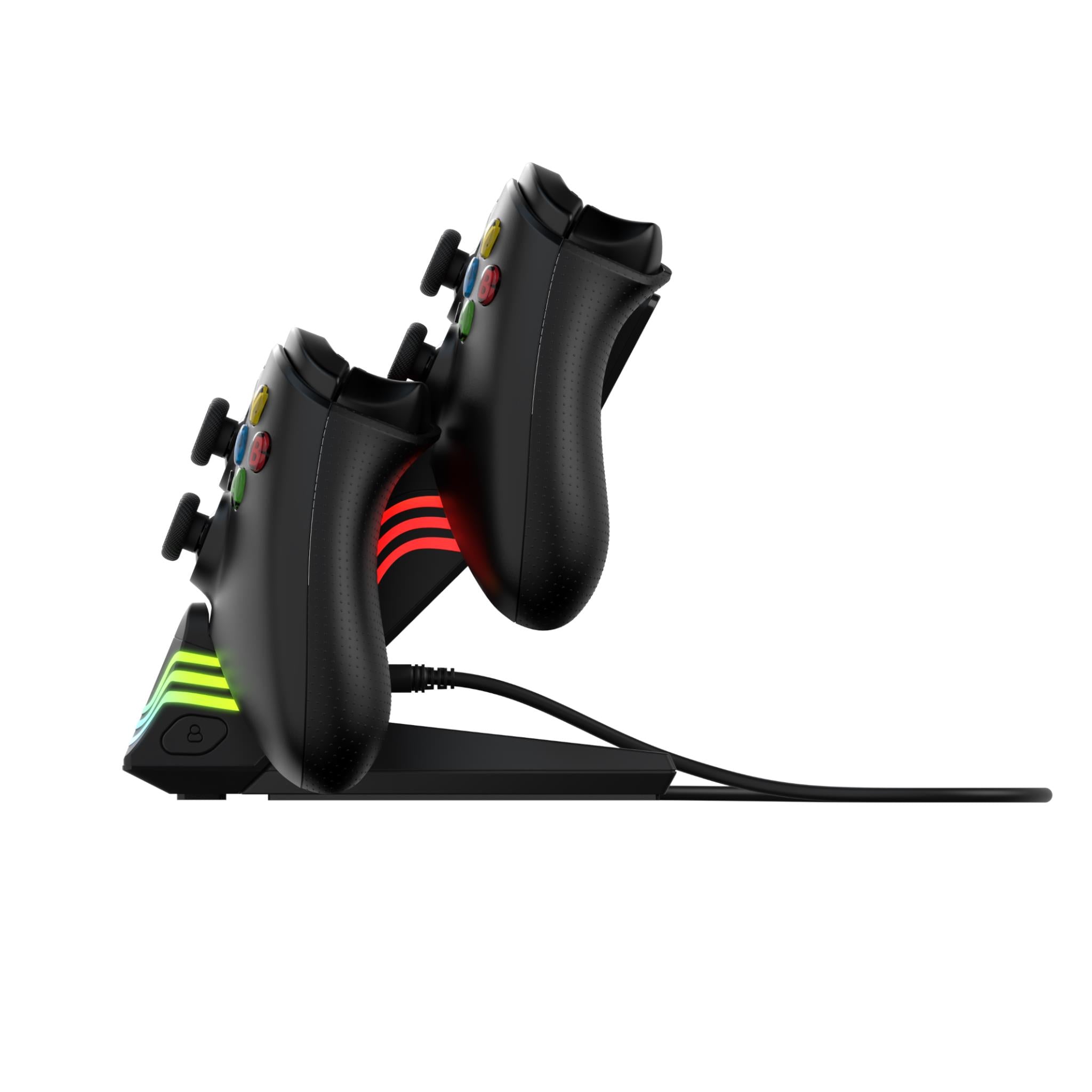 Afterglow Wave Dual Charger for Xbox Series X/S - Fast Charging Station with LED Indicators (Black) - Perfect for Gaming Sessions & Multiplayer Setups