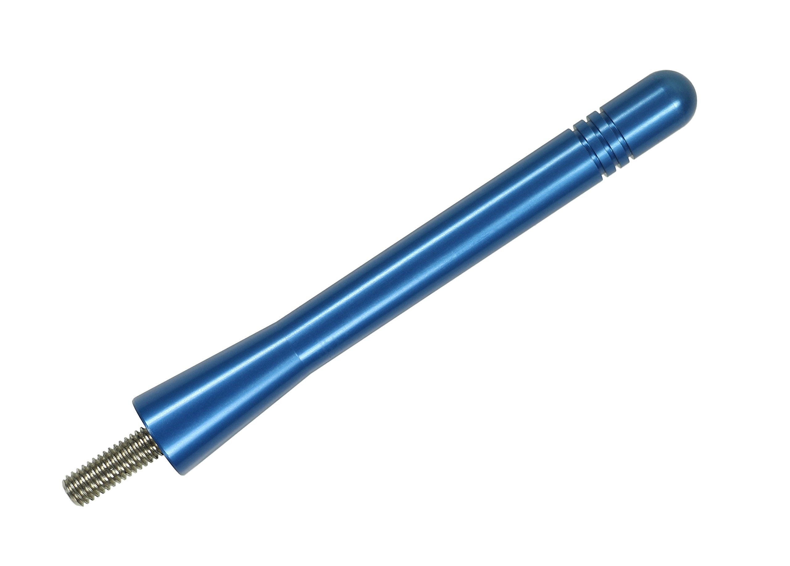 4 Inch Blue Aluminum Antenna for Ford F-150 (2009-2025) & Bronco (2021-2025) | Made in USA | Durable Off-Road & Urban Driving Accessory