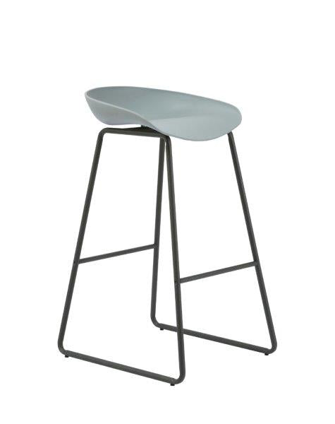 Modern Aries Bar Stool - Adjustable Height Counter Stool with Backrest, PU Leather Seat - Perfect for Kitchen Island, Home Bar & Dining Room Decor
