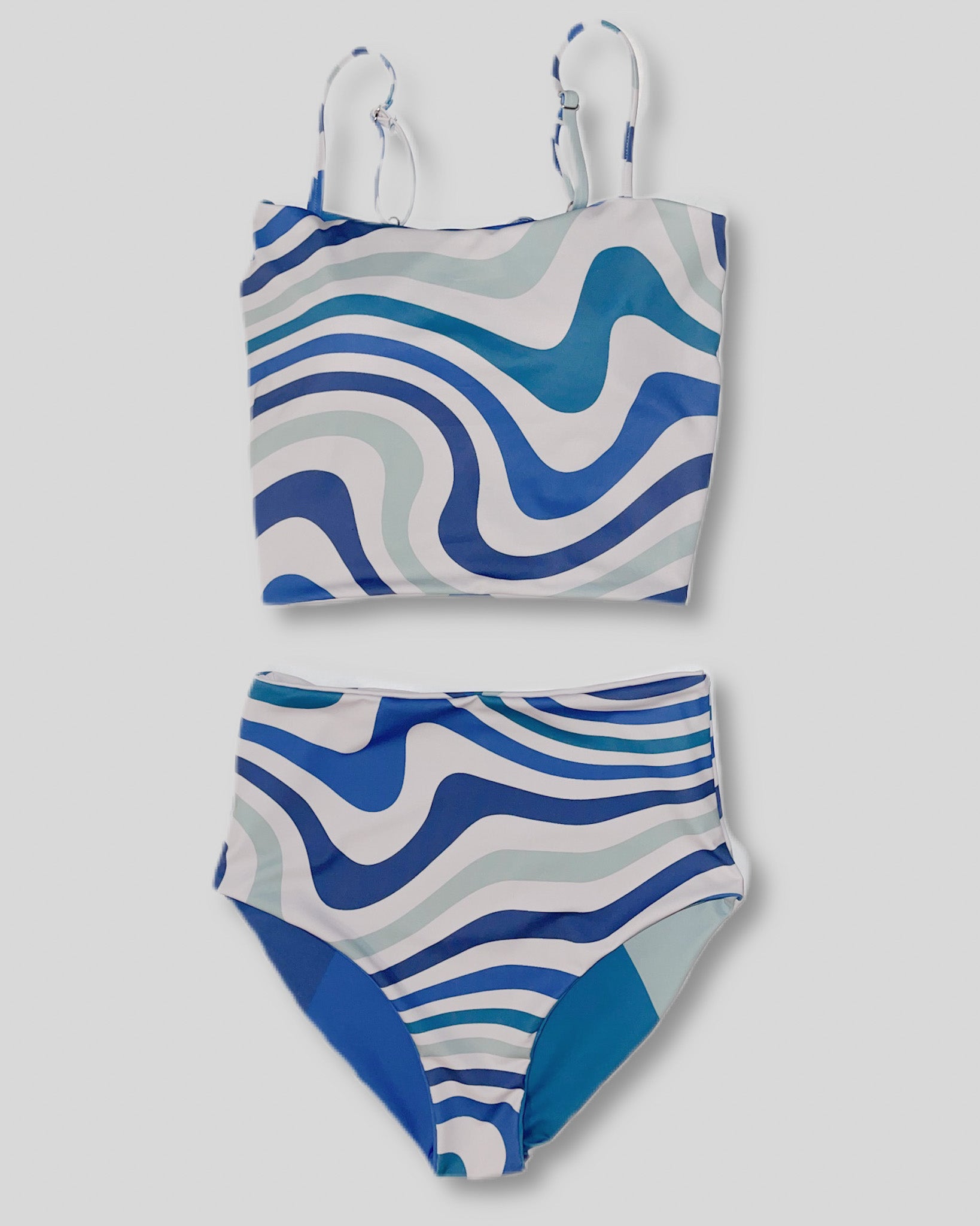 Addie Reversible Tankini Swimsuit for Women - $42 | Two-Piece Bathing Suit for Beach, Pool & Summer Vacations