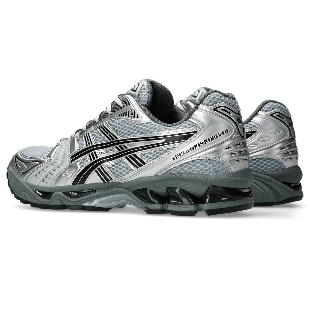 URBAN RESEARCH X ASICS GEL KAYANO 14 Running Shoes - Pure Silver/Black Colorway | Lightweight Cushioned Sneakers for Men & Women | Perfect for Jogging, Gym Workouts & Casual Wear