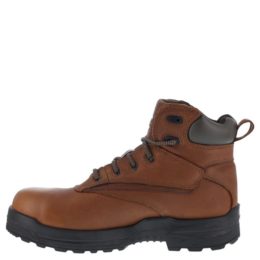 Rockport Men's More Energy RK6628 6-Inch Composite Toe Waterproof Work Boots - Durable Safety Shoes for Construction, Warehouse & Outdoor Work