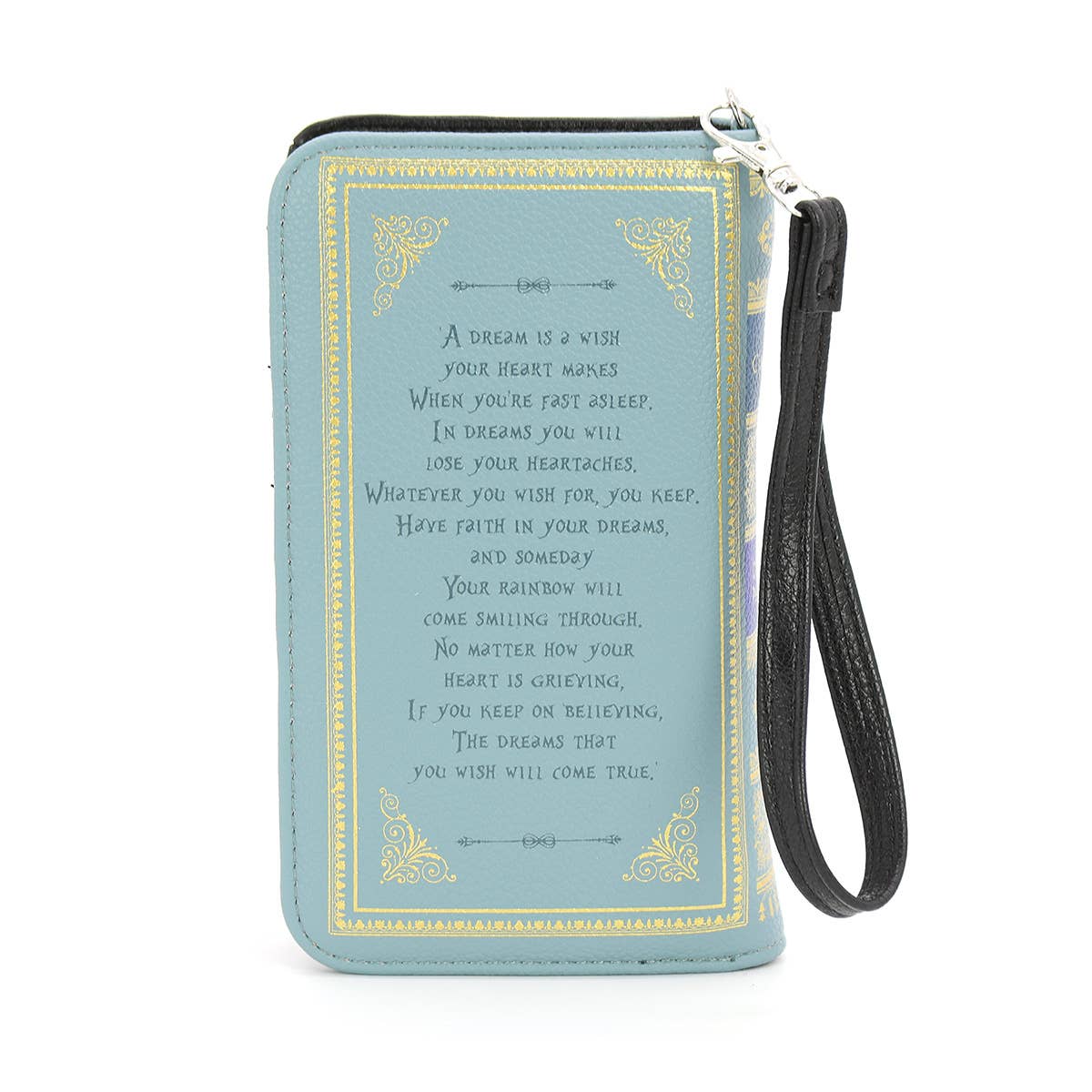 Cinderella Book Wallet Wristlet Clutch - Elegant Disney Princess Inspired Handbag for Women | Perfect for Parties, Weddings & Evening Events