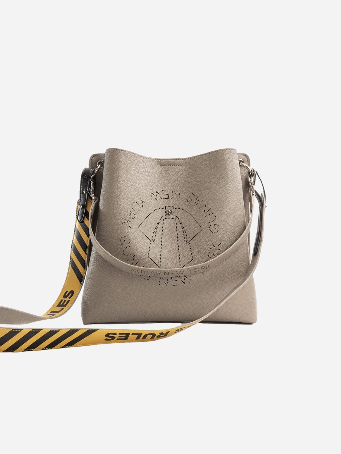 Tabitha Vegan Leather Bucket Bag for Women | Stylish Grey Crossbody Purse | Perfect for Work, Travel & Everyday Use