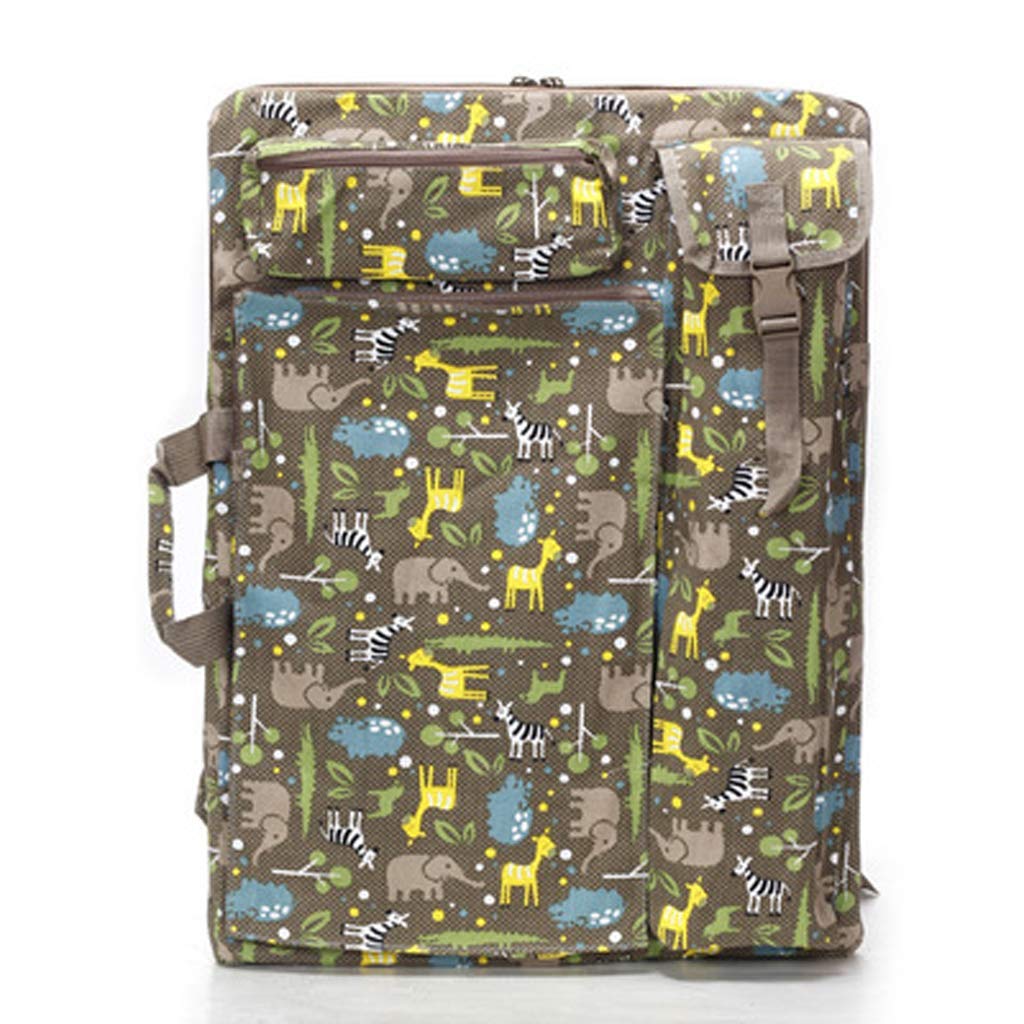 Professional Art Portfolio Bag - Waterproof Canvas Artist Travel Case with Sketch Board - Durable Tote Backpack for Drawing, Sketching & Painting Supplies | Perfect for Art Students, Studio Storage & Outdoor Sketching