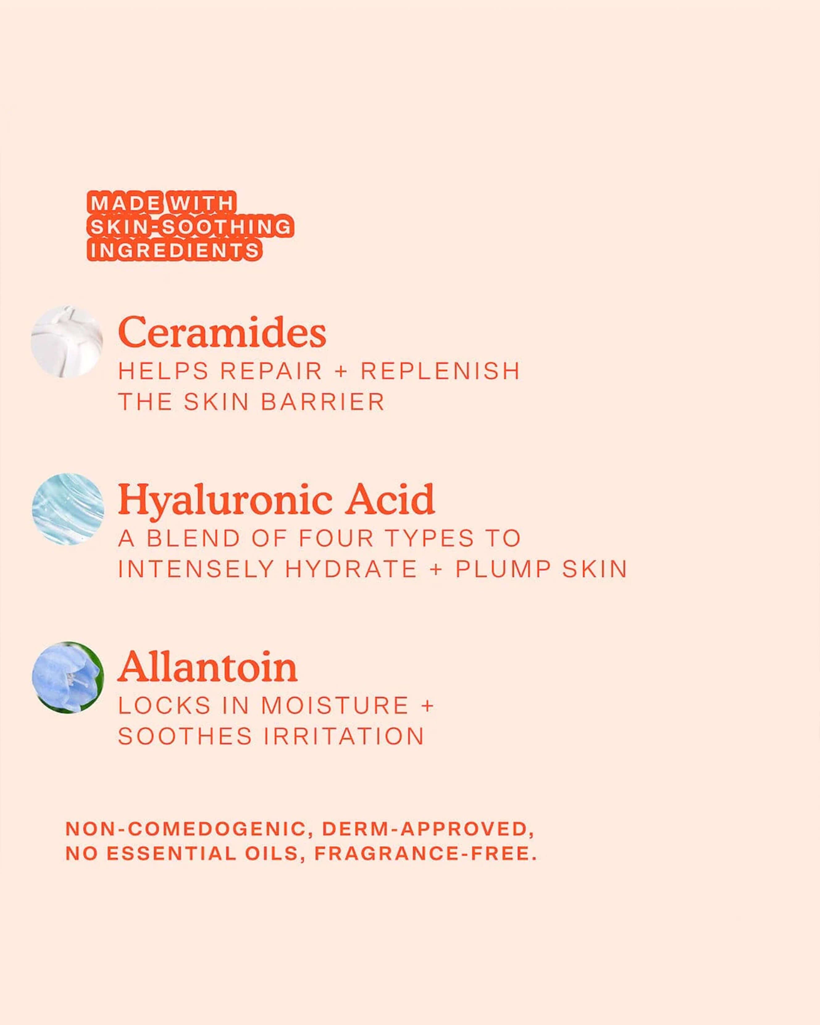 SOS Daily Barrier Recovery Cream for Dry, Sensitive Skin - Hydrating Moisturizer with Ceramides & Hyaluronic Acid - Perfect for Nighttime Skincare Routine & Post-Procedure Care