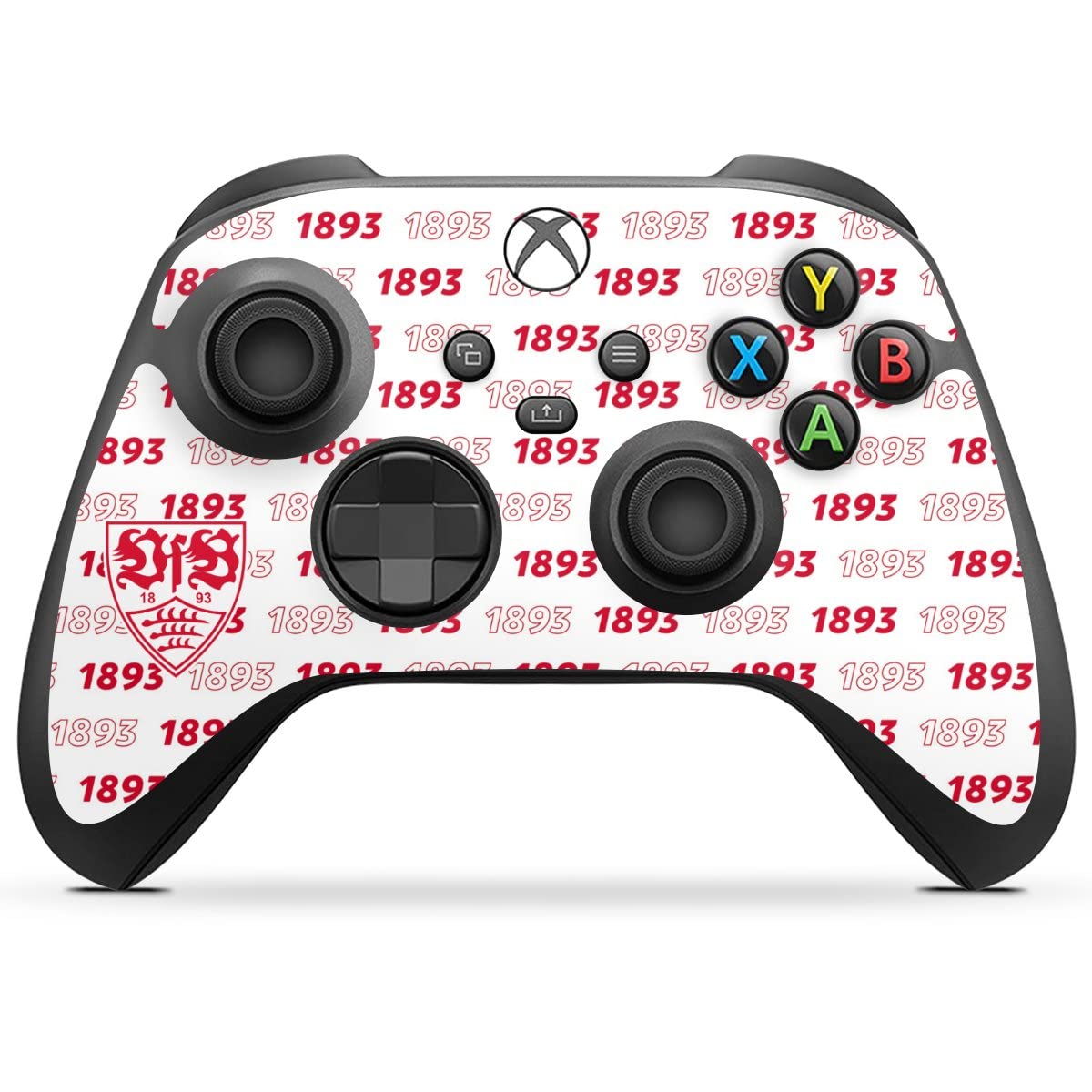 Microsoft Xbox Series X Controller Skin - VfB Stuttgart Logo Design, Protective Film Sticker for Enhanced Grip & Style | Perfect for Gaming, Collectors & Fans