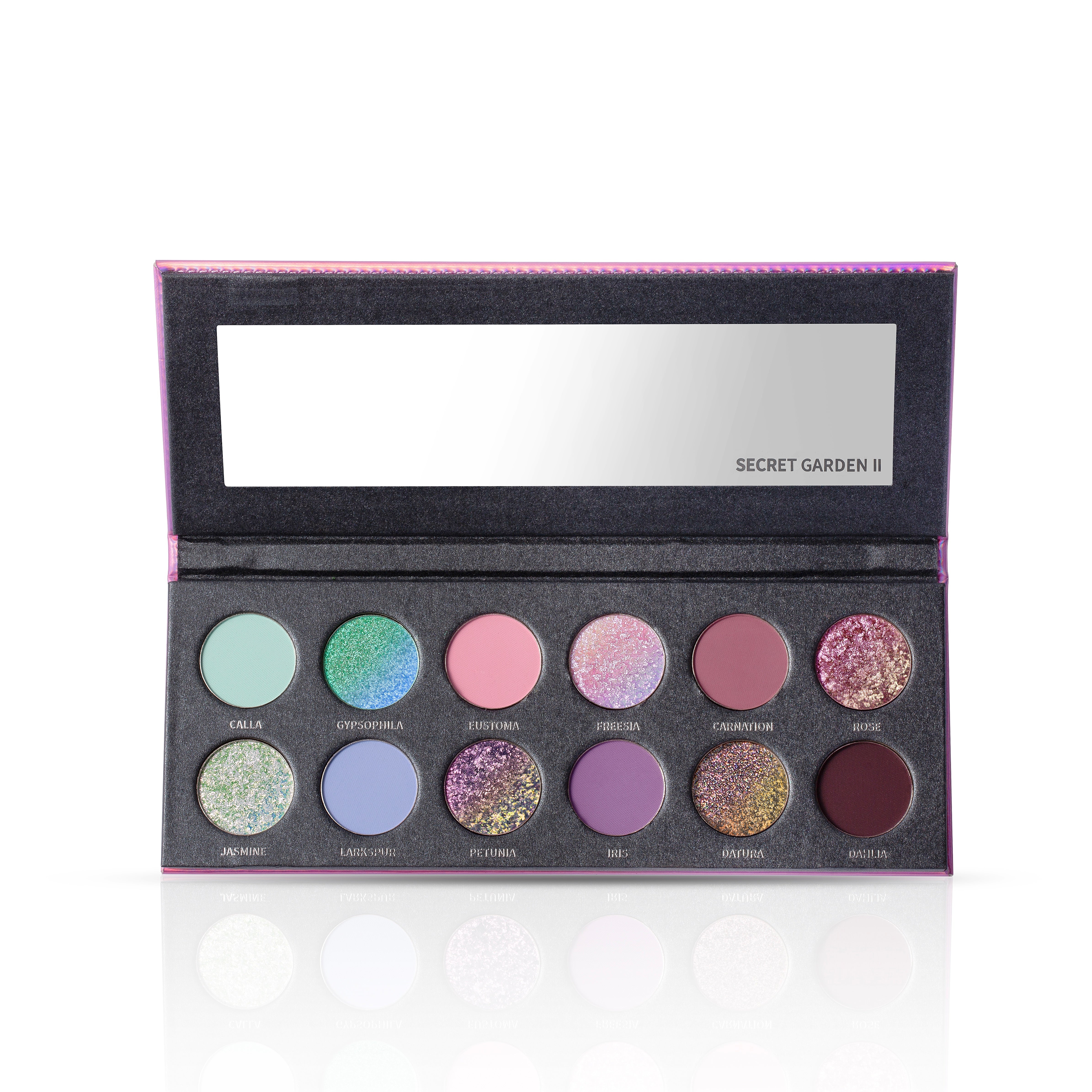 Secret Garden II Eyeshadow Palette - 18 Highly Pigmented Matte & Shimmer Shades for Day & Night Makeup Looks | Vegan & Cruelty-Free | Perfect for Parties, Weddings, and Special Occasions