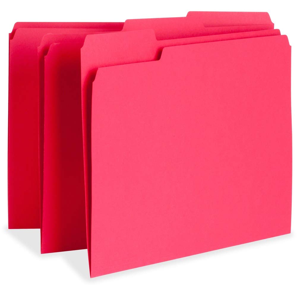 Business Source Color-Coding Top-tab File Folders - Premium Office Organization Supplies for Document Filing, Paper Management & Office Efficiency