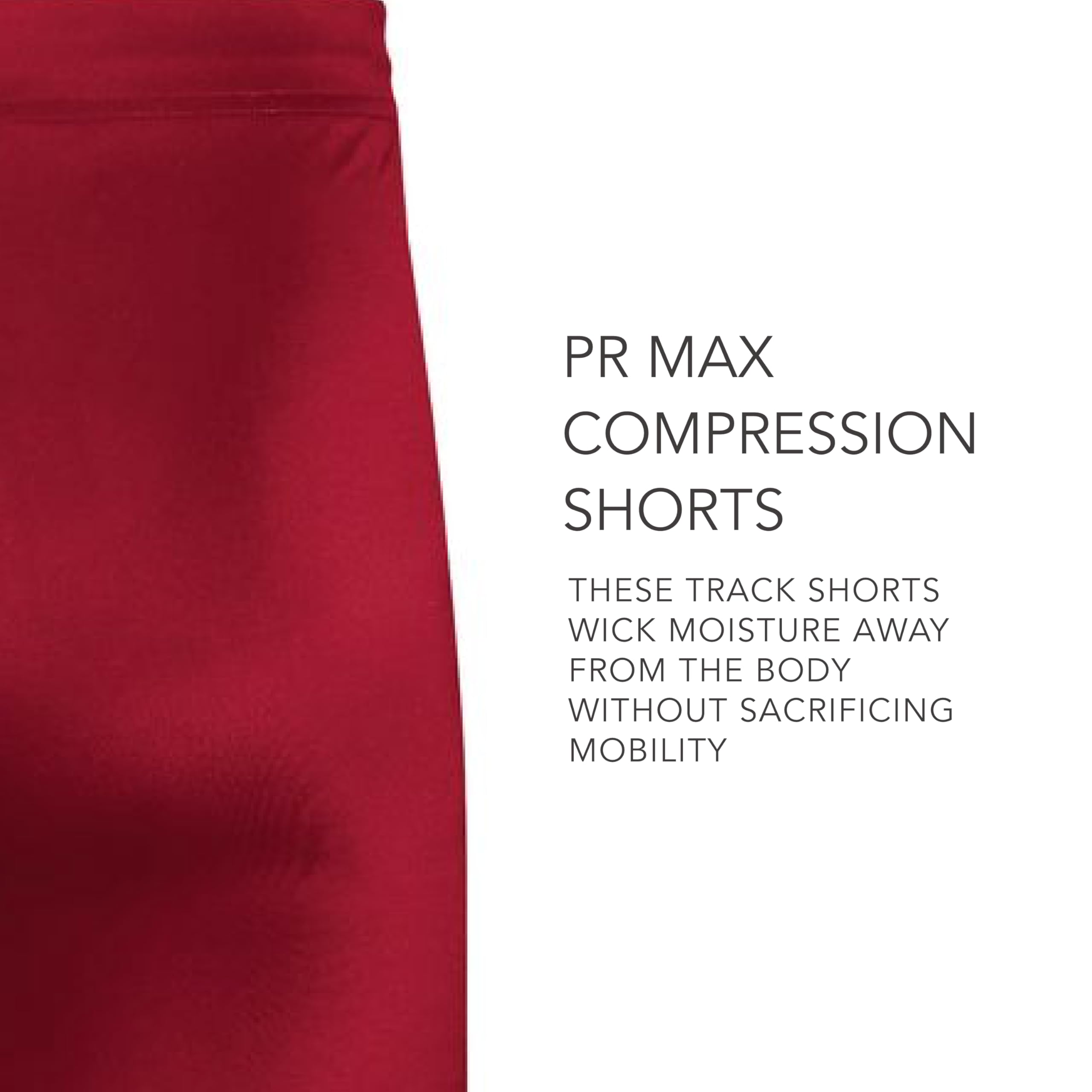 Holloway Men's Premium Max Compression Shorts - High-Performance Workout & Running Shorts for Gym, Training & Sports Activities