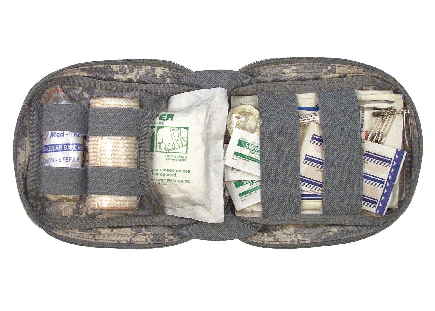 Rothco MOLLE Tactical Trauma First Aid Kit - EMT Medical Pouch for Emergency Survival & Outdoor Adventures (Hiking, Camping, Military Use)