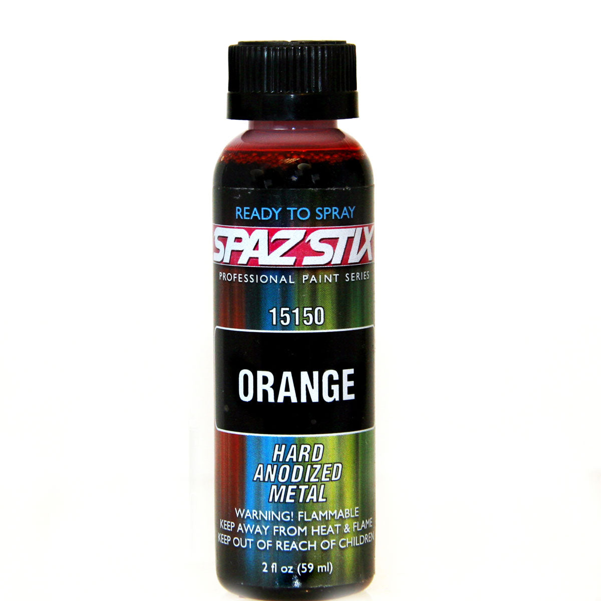 Premium Candy Orange Airbrush Paint - 2oz Bottle for Automotive, Hobby & Model Painting - High Pigment, Fast Drying & Vibrant Finish