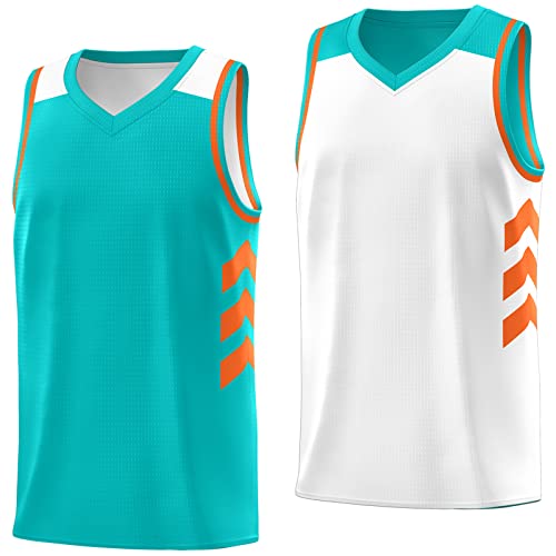 Aqua/White