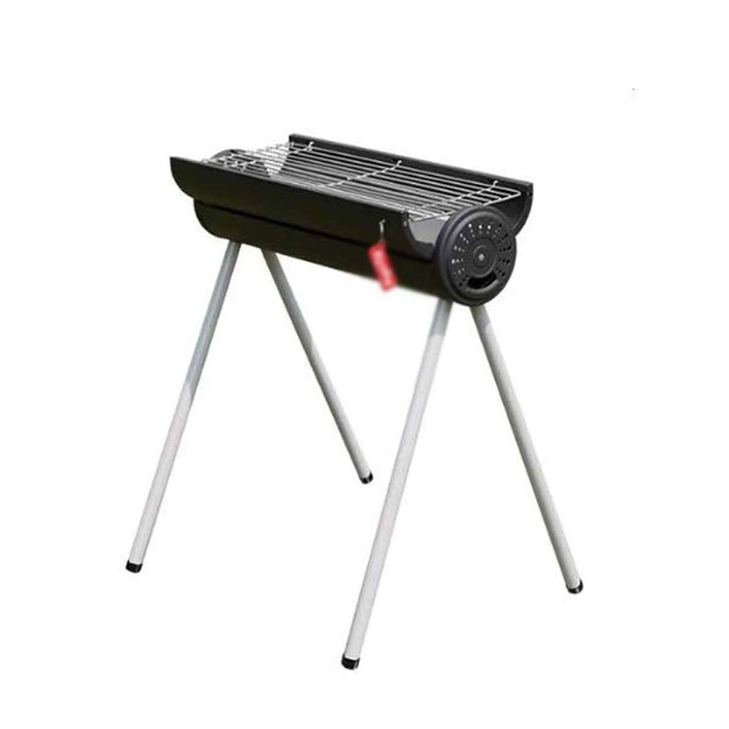 Portable Folding Charcoal BBQ Grill for Camping, Picnics & Backyard - Compact Outdoor Barbecue Tools for Grilling Steak, Chicken & Vegetables