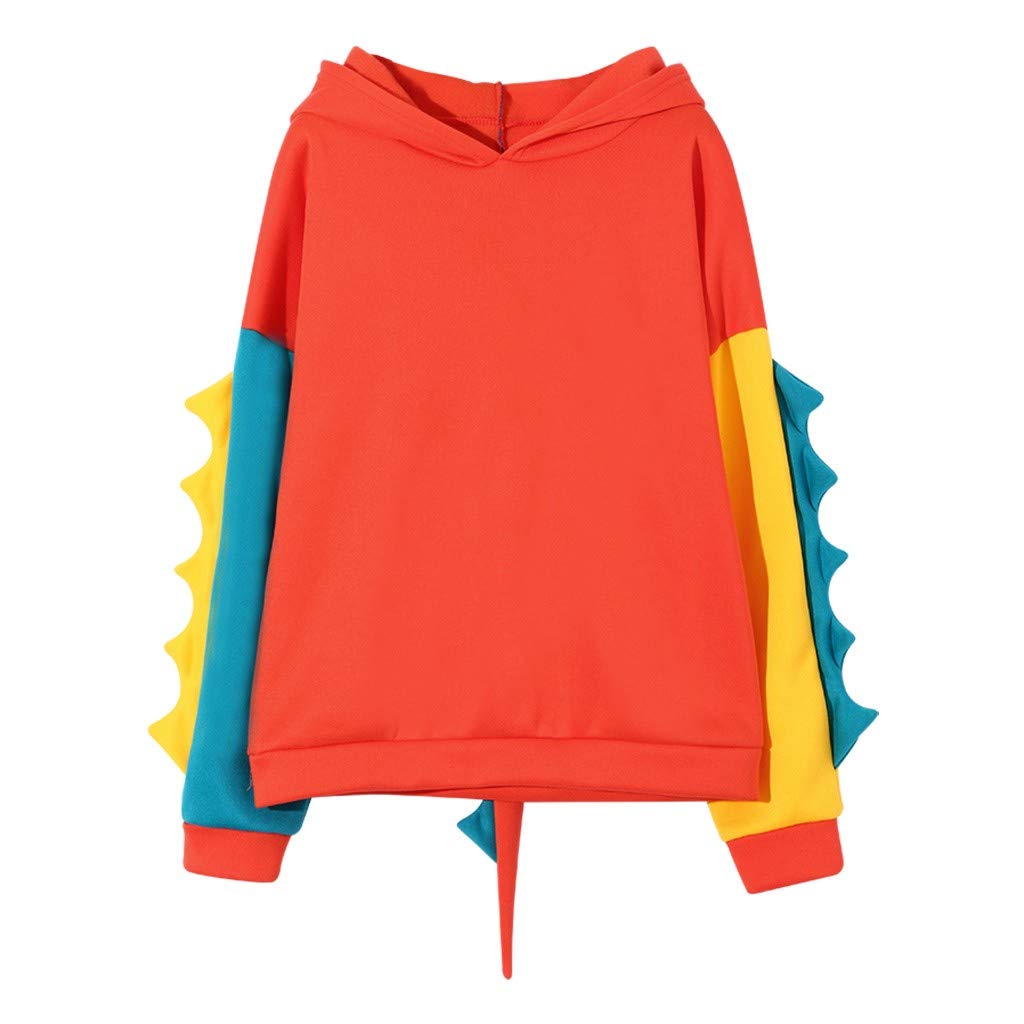 Stylish Women's Long Sleeve Dinosaur Print Sweatshirt - Loose Fit Casual Blouse in White | Perfect for Everyday Wear, Street Fashion & Dinosaur Lovers