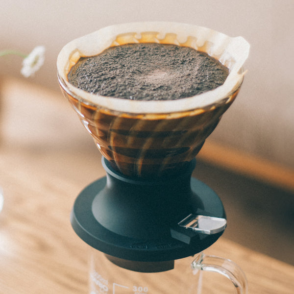 Hario V60 Immersion Dripper Switch - Glass Coffee Brewer for Pour Over & Cold Brew - Perfect for Home Baristas & Coffee Enthusiasts