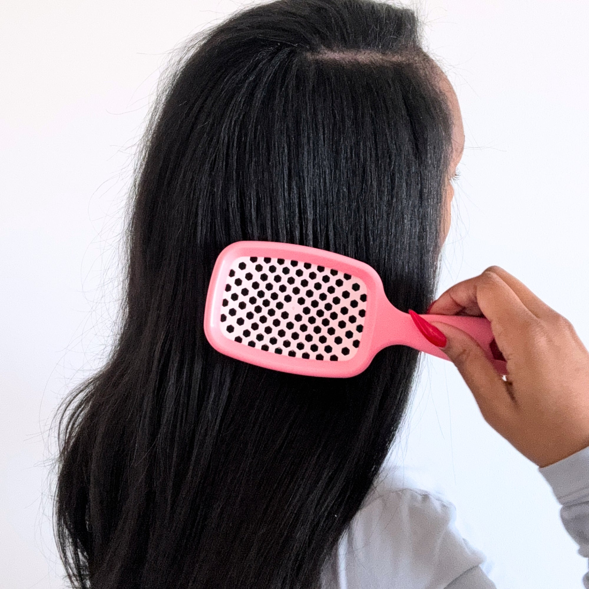 UNbrush Detangling Hair Brush for Wet & Dry Hair - Rose Gold | Pain-Free Knot Remover for All Hair Types | Perfect for Home, Travel & Salon Use