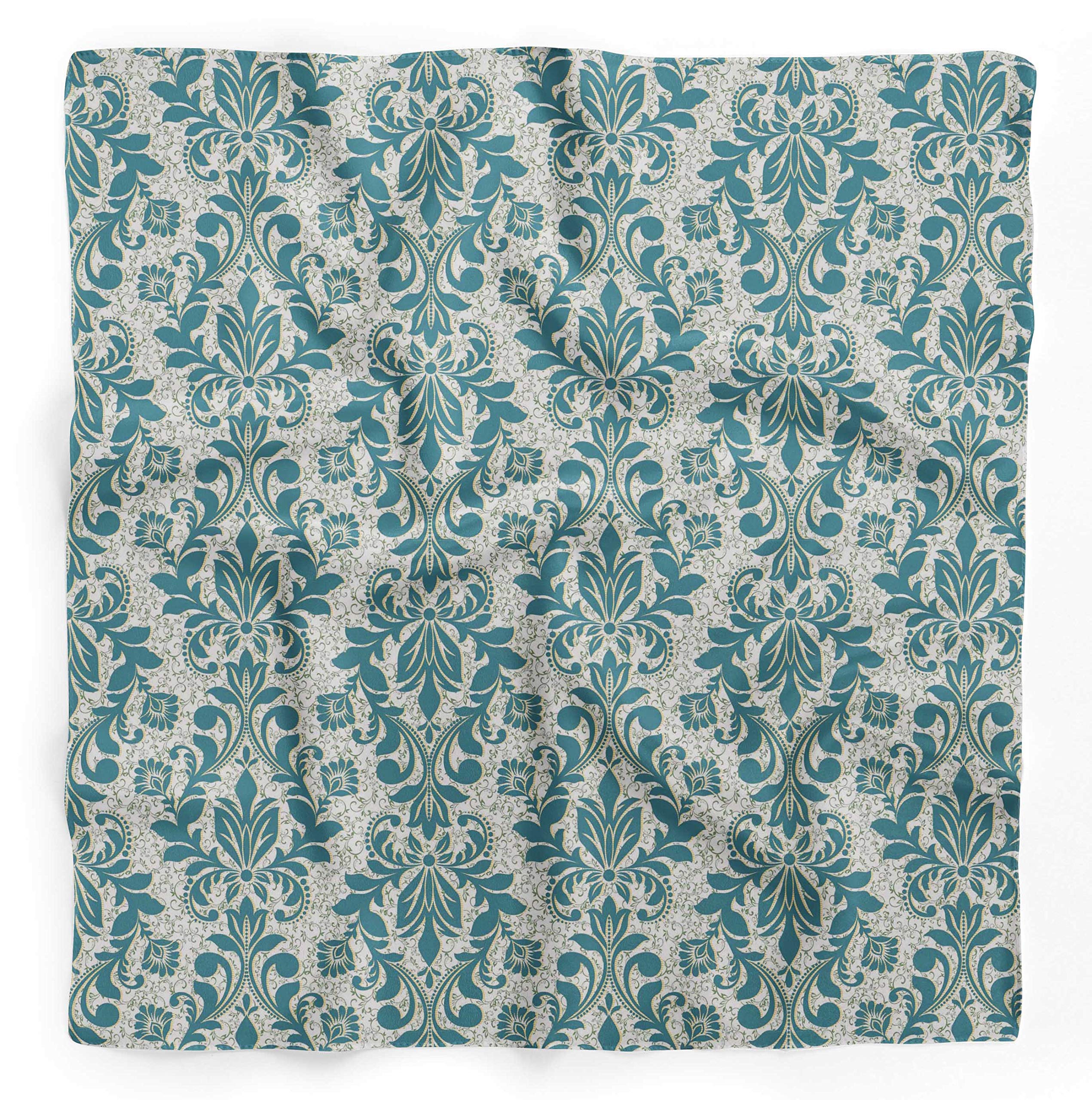 Bimba Pure Silk Printed Head Bandanas & Summer Neck Wrap Scarf - Fashionable Hair Accessory for Women, Breathable Sun Protection for Outdoor Activities, Yoga, Beach, Travel