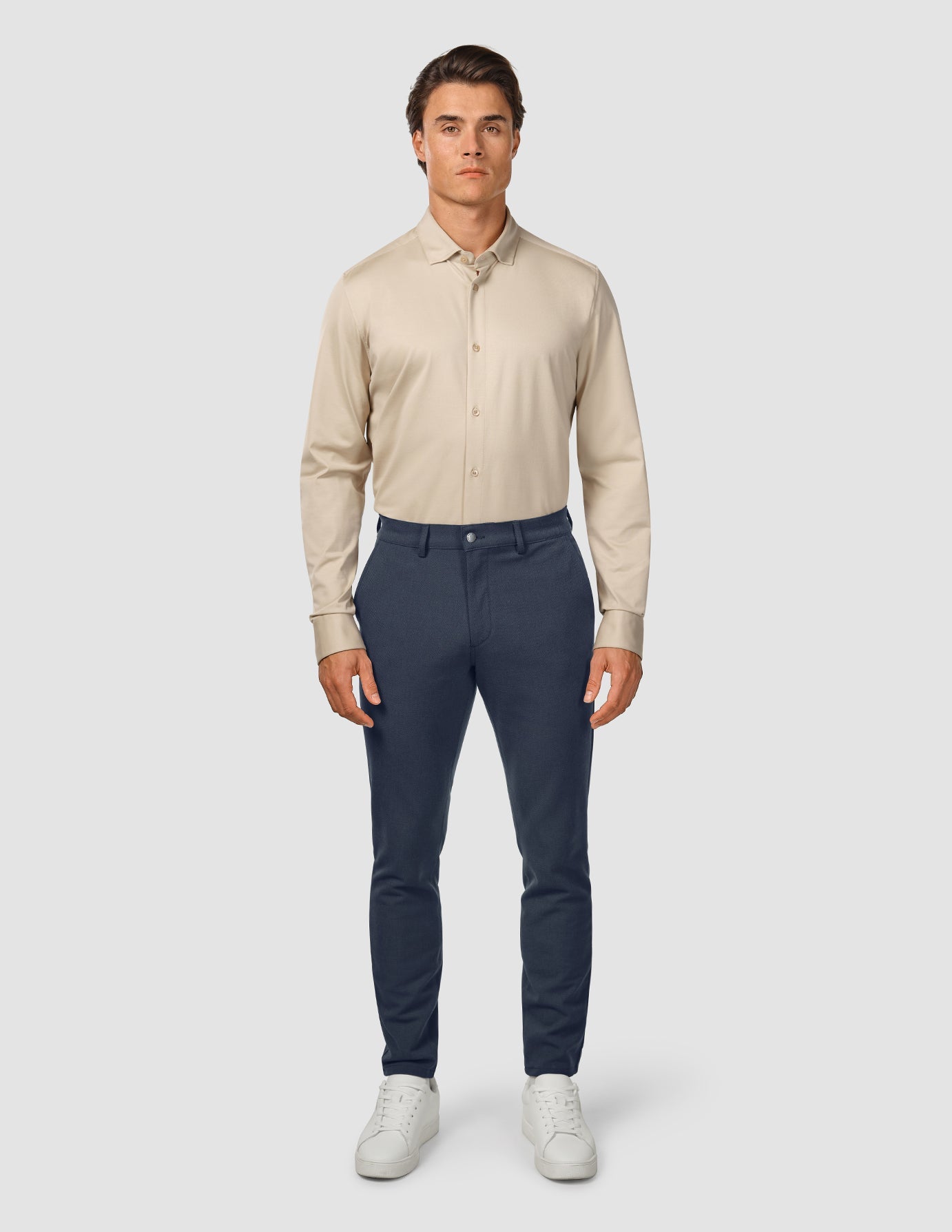 GEN2 Slim Fit Signature Navy Pants for Men - Comfortable & Stylish Casual Wear for Work, Travel & Everyday Use